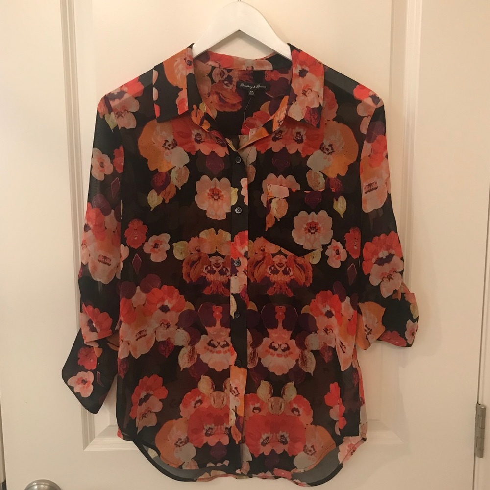 Madewell Mirrorflower Boyshirt
